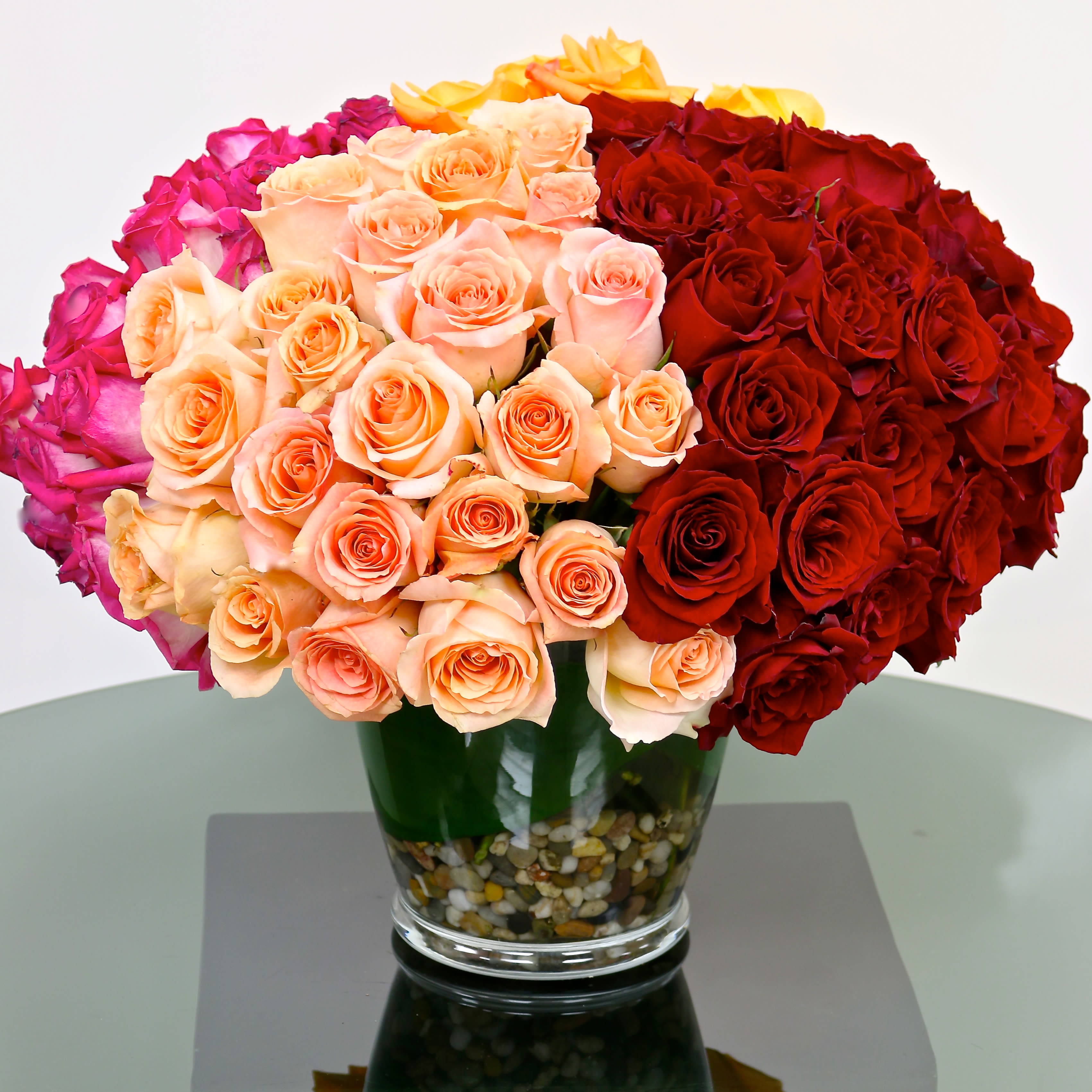 100 Mix Roses In West Hollywood Ca Los Angeles Florist