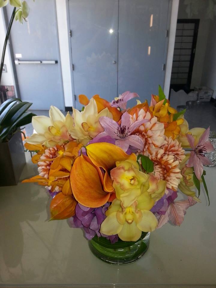 Summer Fever - Cala Lilies,Dahlias, Orchids, Hydrangea.