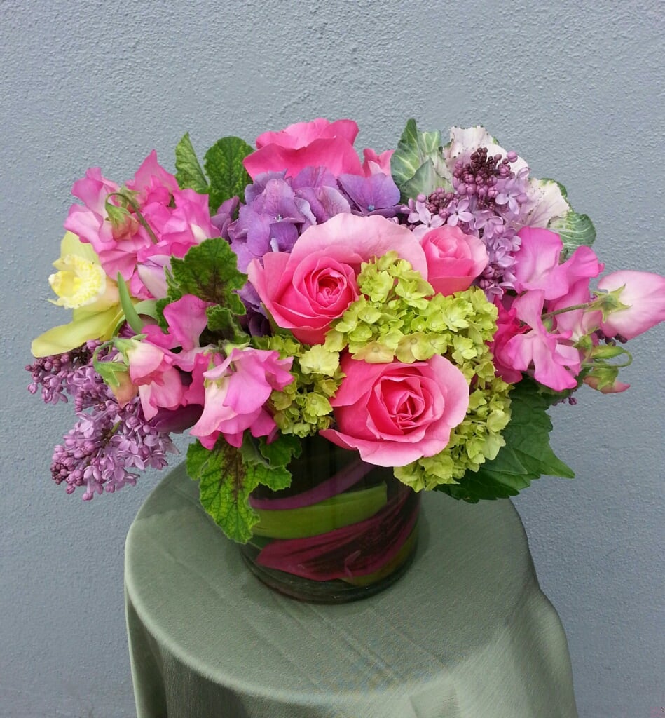 Rainbows - Roses, Lilac, Sweet Peas, Hydrangea,Orchids, Tropical Leaves