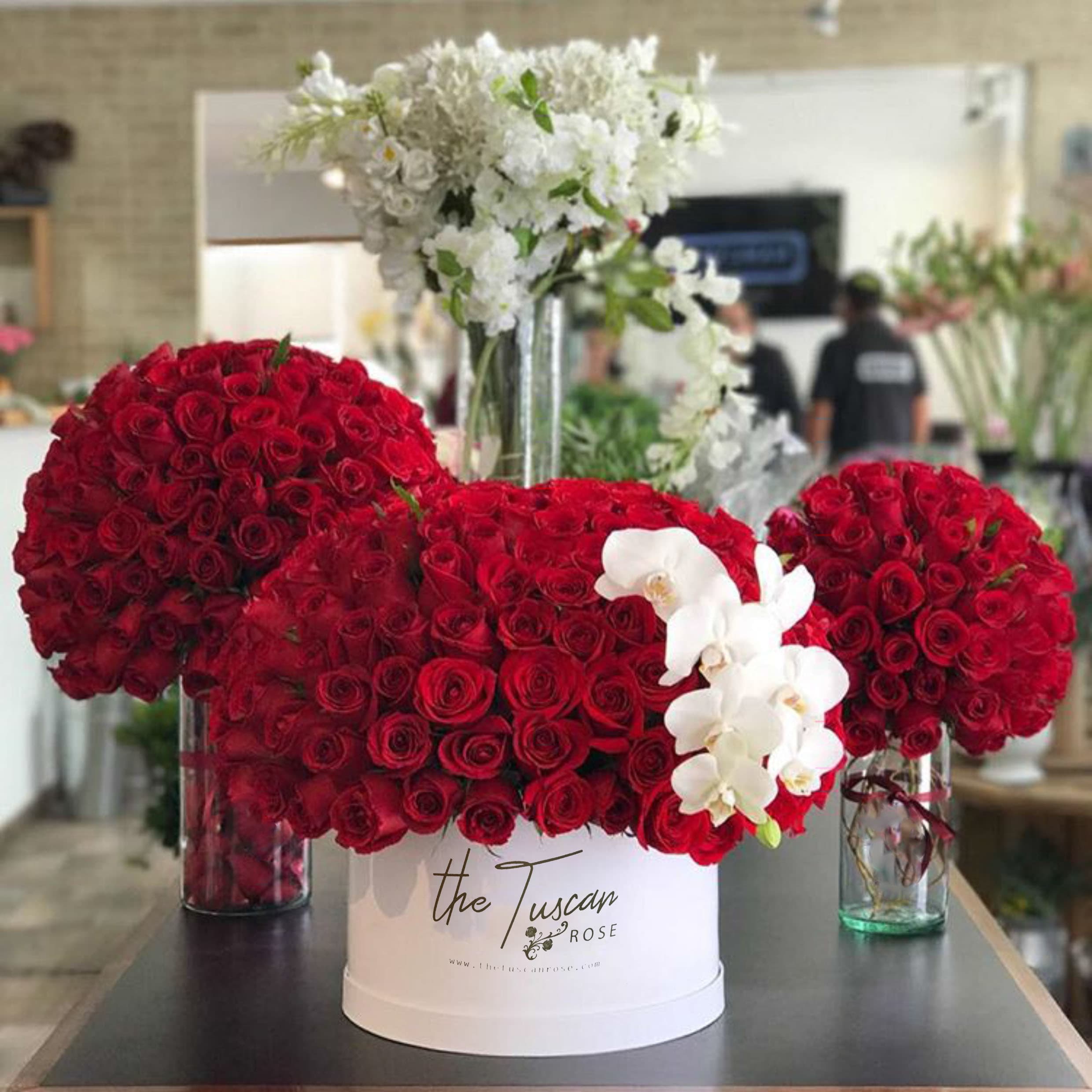 Luxury Flower Bouquet Box In San Antonio Tx The Tuscan Rose Florist