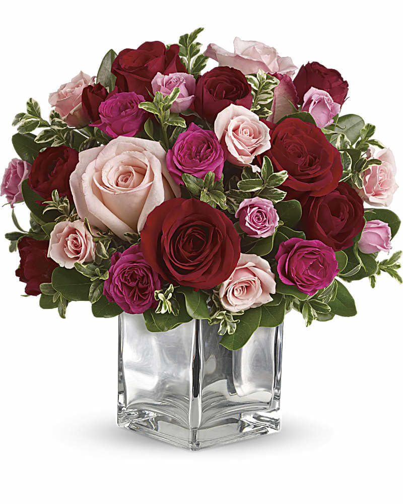 Teleflora's Love Medley Bouquet with Red Roses in Burbank, CA | The