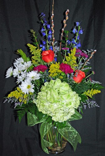 Hydrangea surrounded by color Hydrangea surrounded by color - Stunning display of beautiful flowers