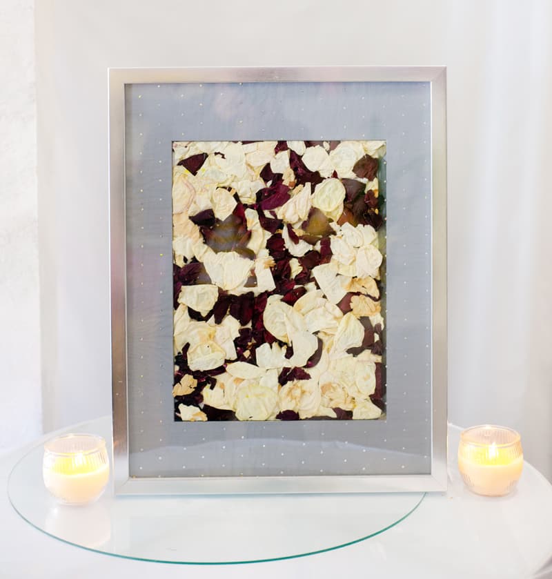 Bride S Dried Flowers In A Frame By Riverside Kello Floral