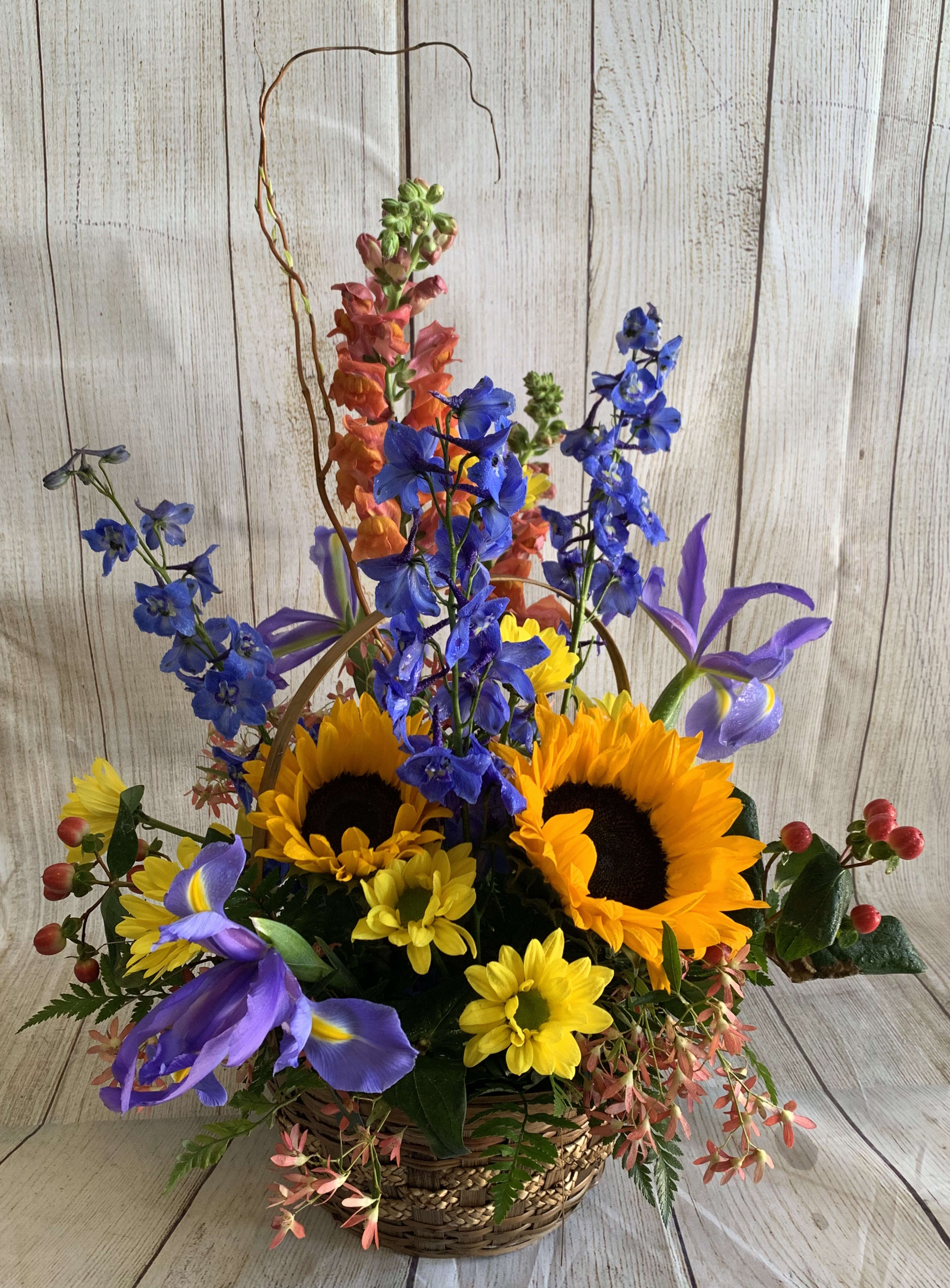 Basket of Beautiful Blooms in Lafayette, LA Flowers & More by Dean