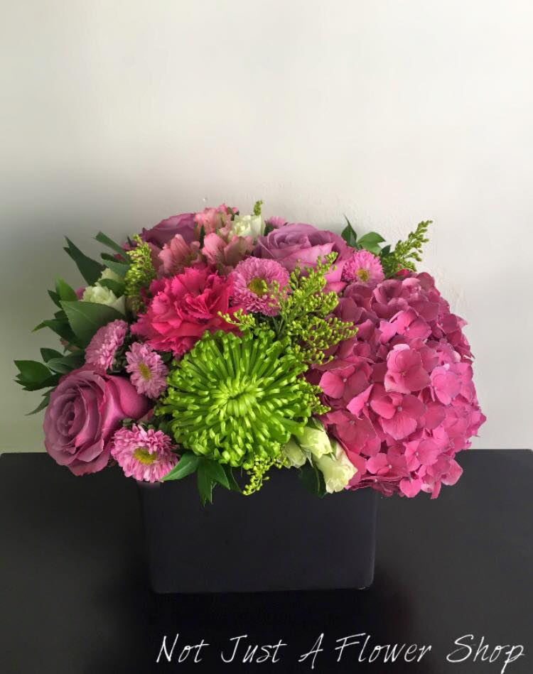 Color Contrast - Designs by Vanessa (color, floral and vase may be substituted due to availability) 