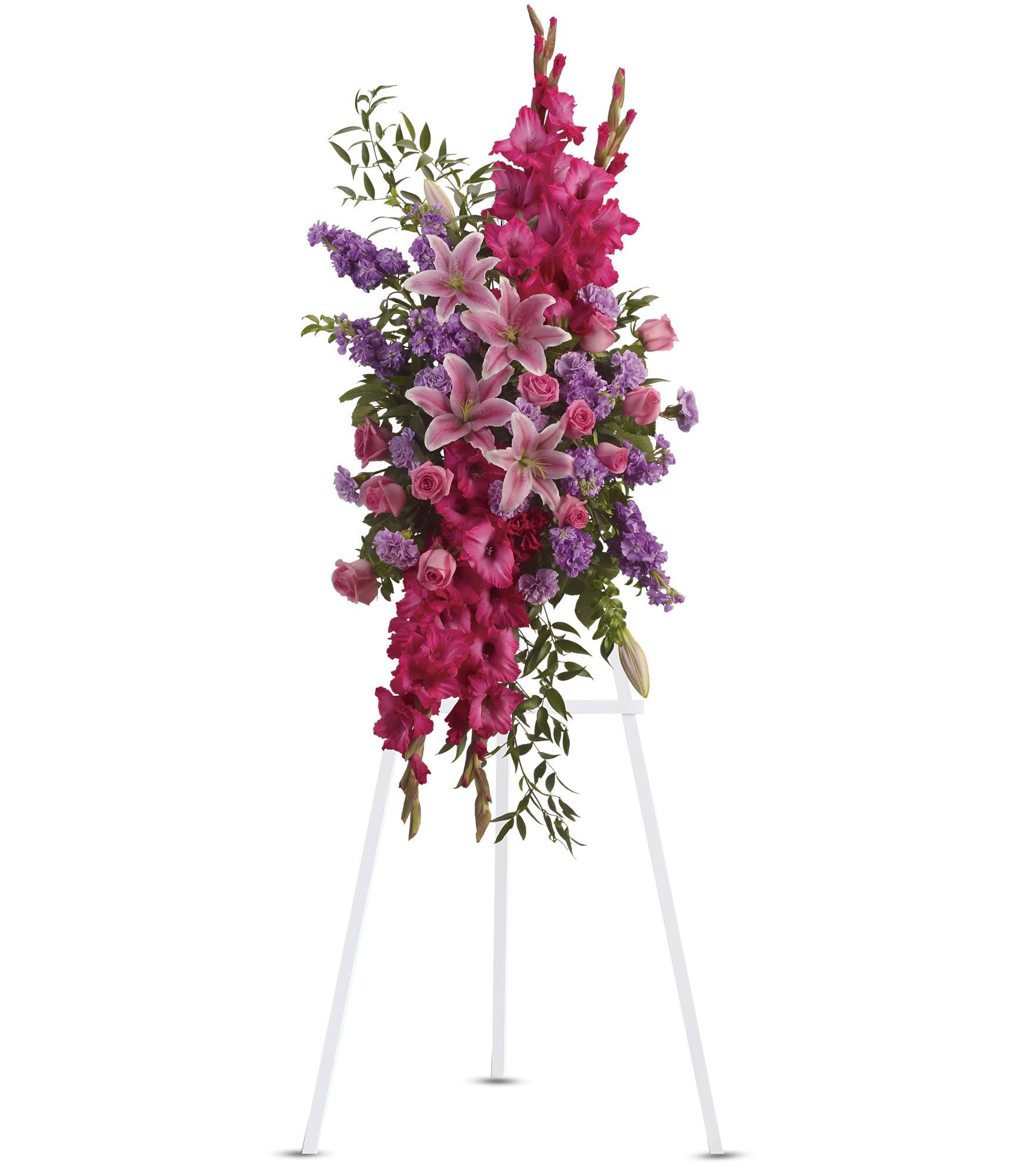 Touching Tribute Spray by Teleflora Touching Tribute Spray by Teleflora - Express admiration for her beauty and spirit with a striking tribute certain to evoke many cherished remembrances.