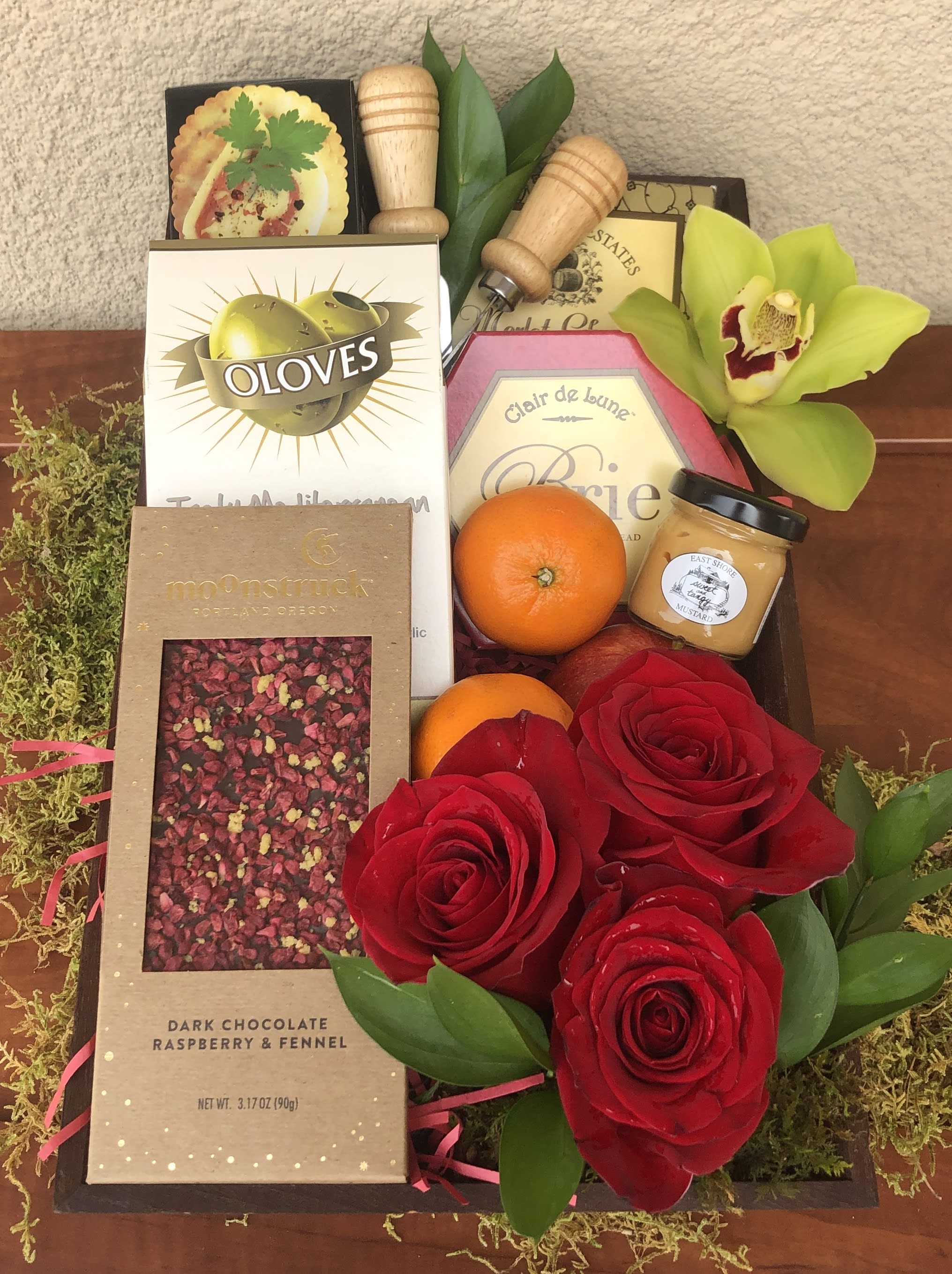 Artisan charcuterie & blooms box in San Diego, CA Del Mar Floral & Gifts