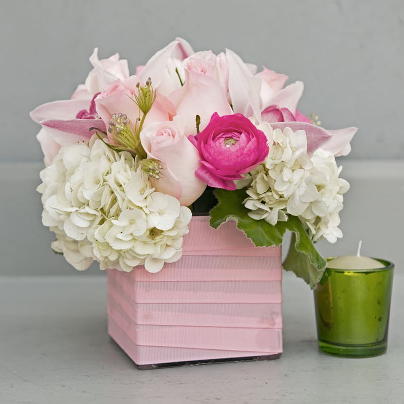 pastel pink - pastel flower mix
