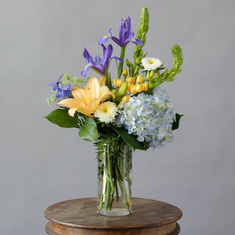 BLUE AND GOLD in Seattle, WA | Avant Garden Florist