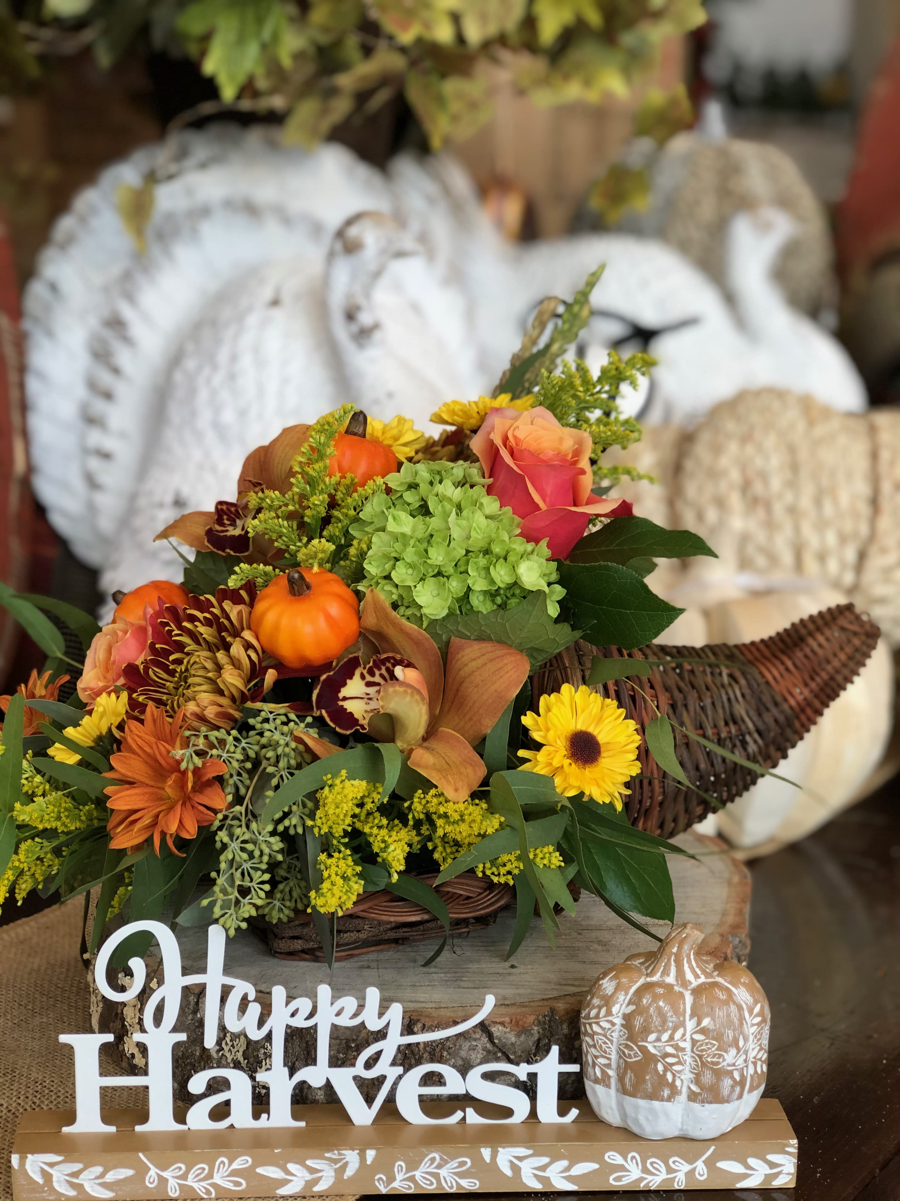 Happy Harvest Cornucopia in Salem, NH Ford Flower Co.