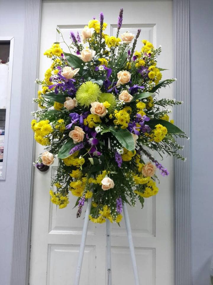 large mix flowers on stand large mix flowers on stand - large mix flowers on stand for funeral