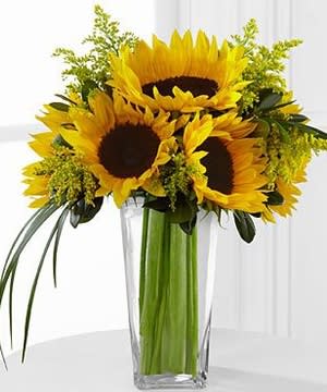 sunflowers - small size has 5 sunflowers