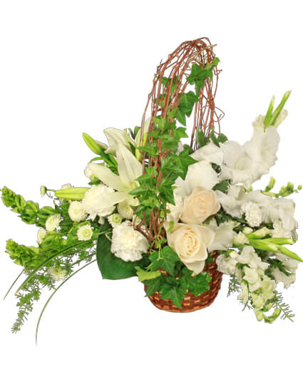 SERENITY FLOWER BASKET SERENITY FLOWER BASKET - SERENITY FLOWER BASKET