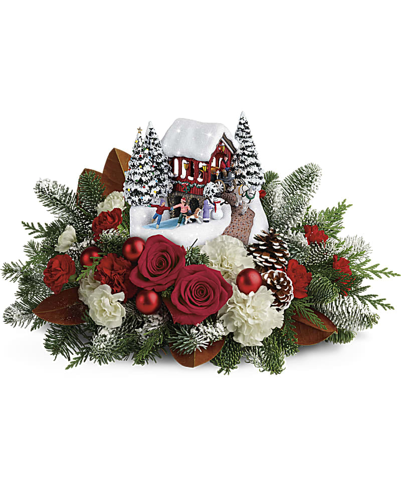Thomas Kinkade's Snowfall Dreams Bouquet in Cocoa, FL Belles