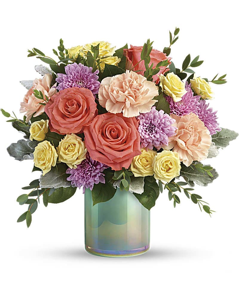 Teleflora S Pastel Shimmer Bouquet In Bradenton Fl Saddle Creek Florist