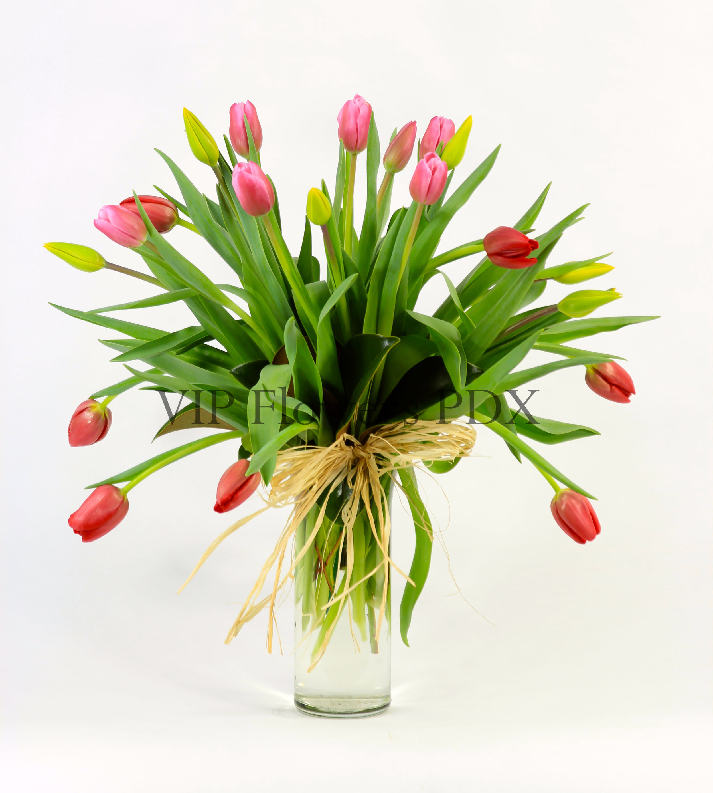 Tulip Delight - Substitutions may be necessary to ensure your arrangement or specialty gift is delivered in a timely manner. The utmost care and attention is given to your order to ensure that it is as similar as possible to the requested item (Please note that some flowers and colors may vary due to seasonality.)