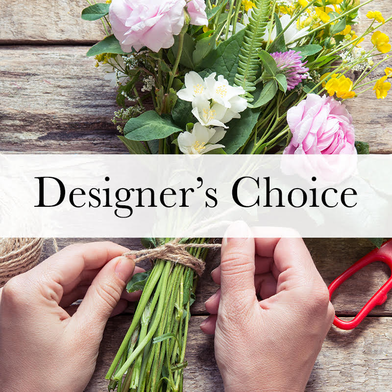Low and Lush arrangement - white and green - Designer s choice arrangement:    &quot;  Created for you,  Inspired by you &quot;...