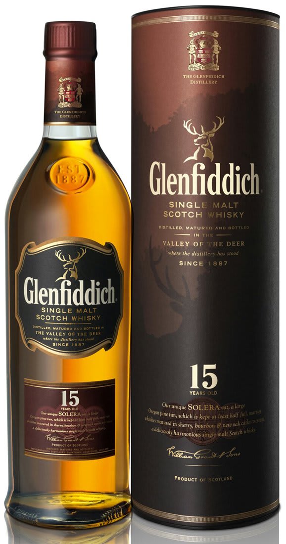 Glenfiddich 15 Year Old Solera Reserve Single Malt Scotch Whisky 750ml Bottle In Tracy Ca 11th Street Liquor