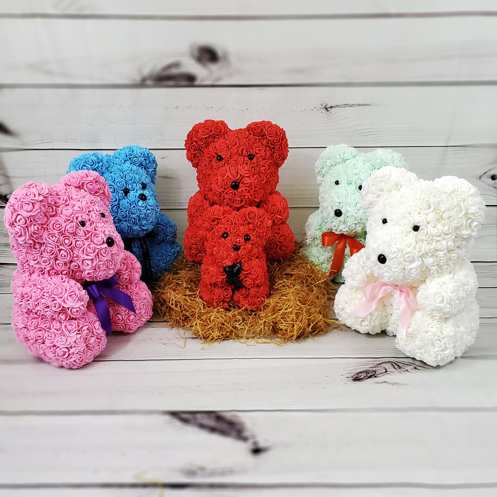 the luxury rose bear