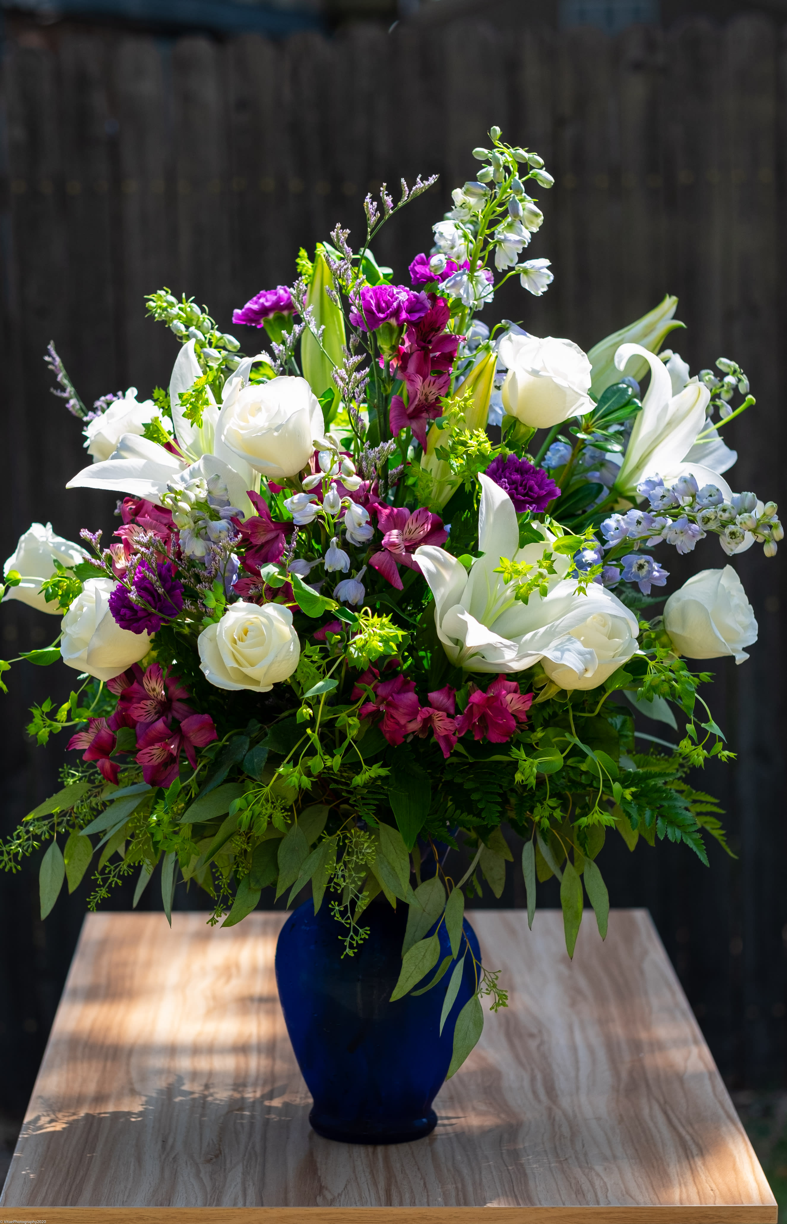 Passion In Blue In Arlington Tx Tigerlily Floral Design