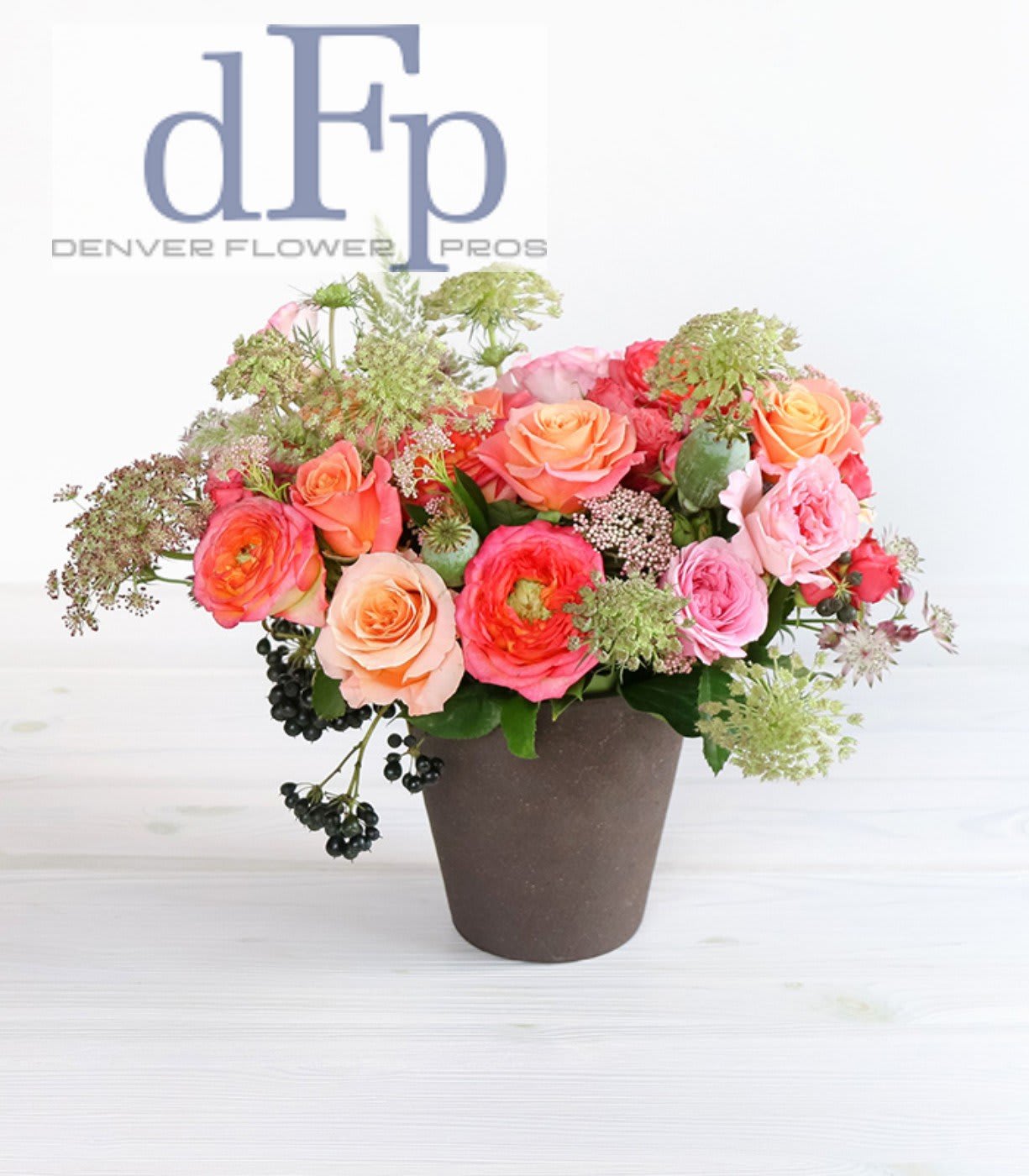 Oranges and Peaches Garden rose Bowl Oranges and Peaches Garden rose Bowl - <p>Denver Flower Pros offers this premium Orange and peach garden rose arrangement and it is a favorite among our regular clients. This is a happy pastel colored arrangement consists of , garden roses , ans premium roses and more other premium white and green flowers, but some substitutions might be necessary. This is a large Floral Display</p>