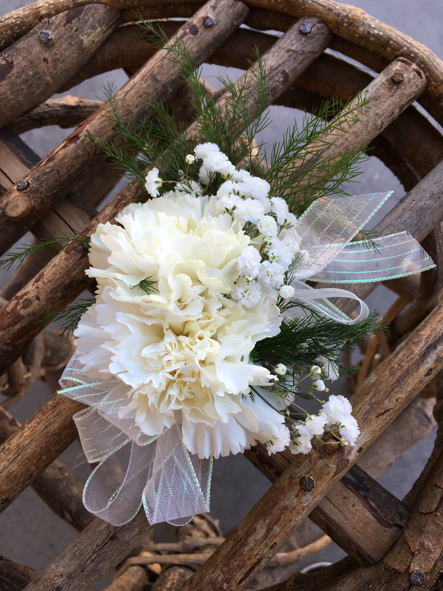 Double Carnation Corsage in Yuma AZ All Seasons Florist