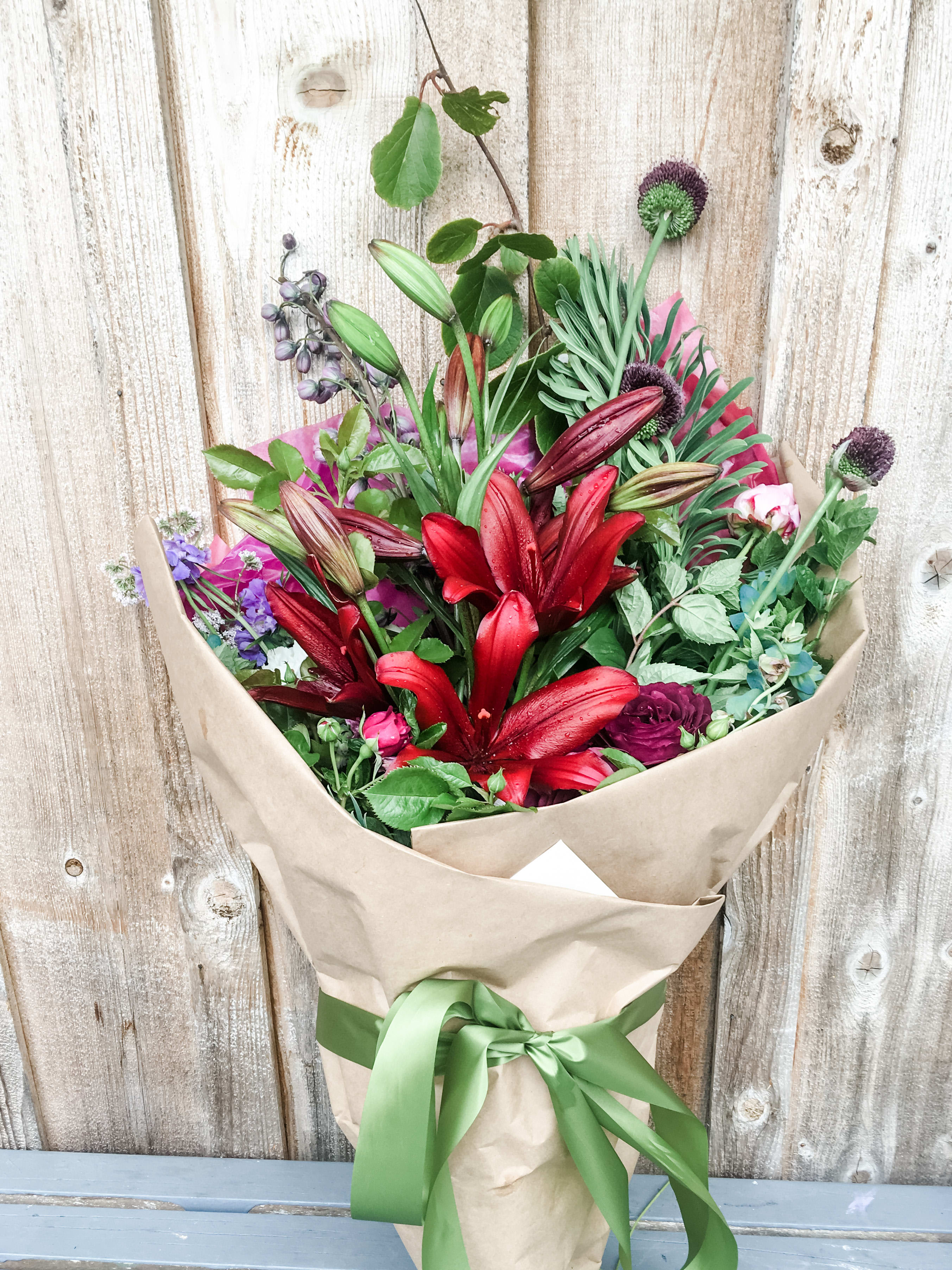 paper-wrapped-bouquet-in-friday-harbor-wa-field-and-flower