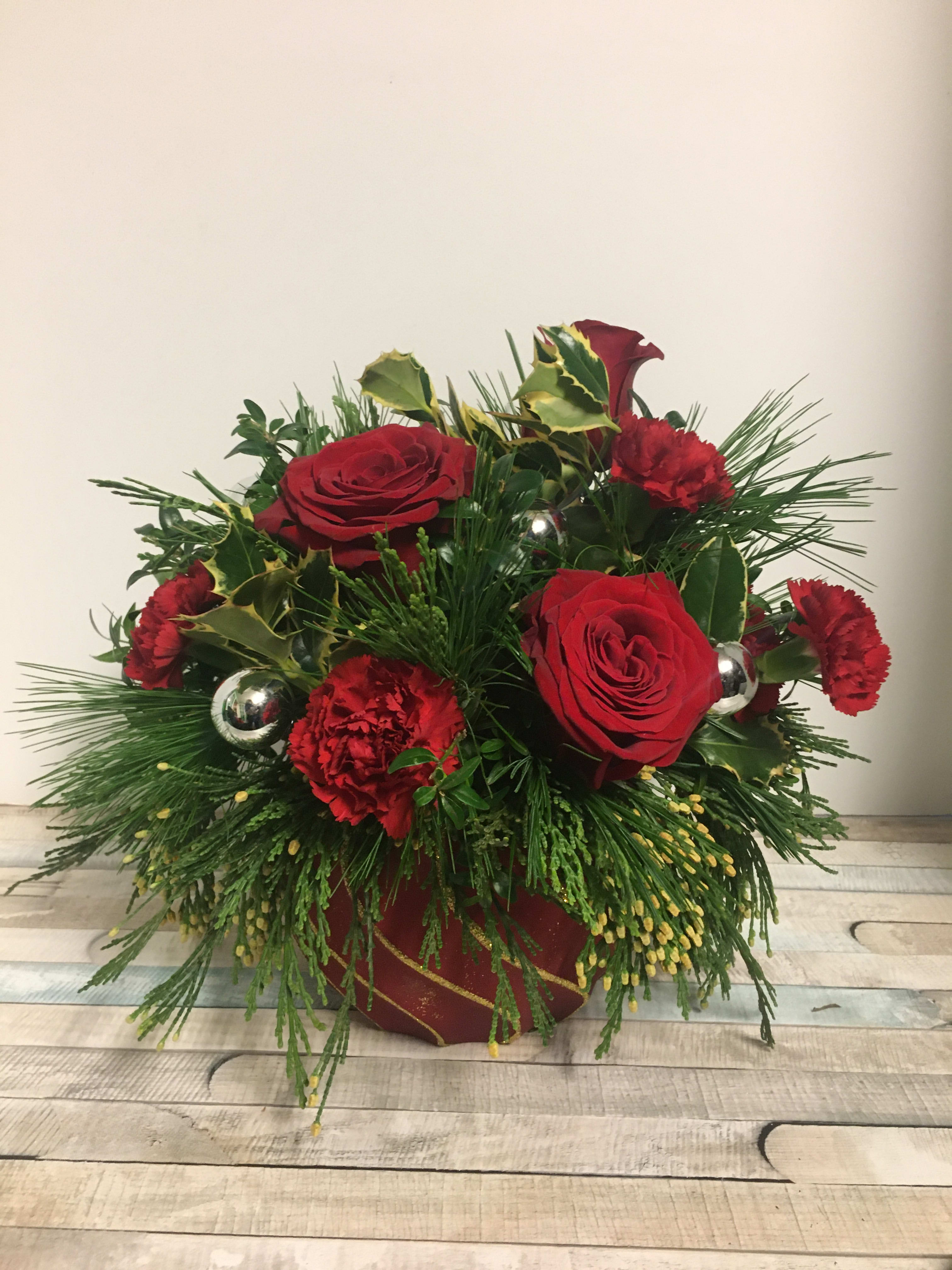 Deck The Holly Bouquet in Osterville, MA Paramount Floral Design