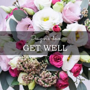 Getwell 50 Getwell 50 - Designers choice get well arrangement with prettiest freshest seasonal flowers chosen by one of our talented designers sure to cheer up anyone's day Same day Tulsa flower delivery