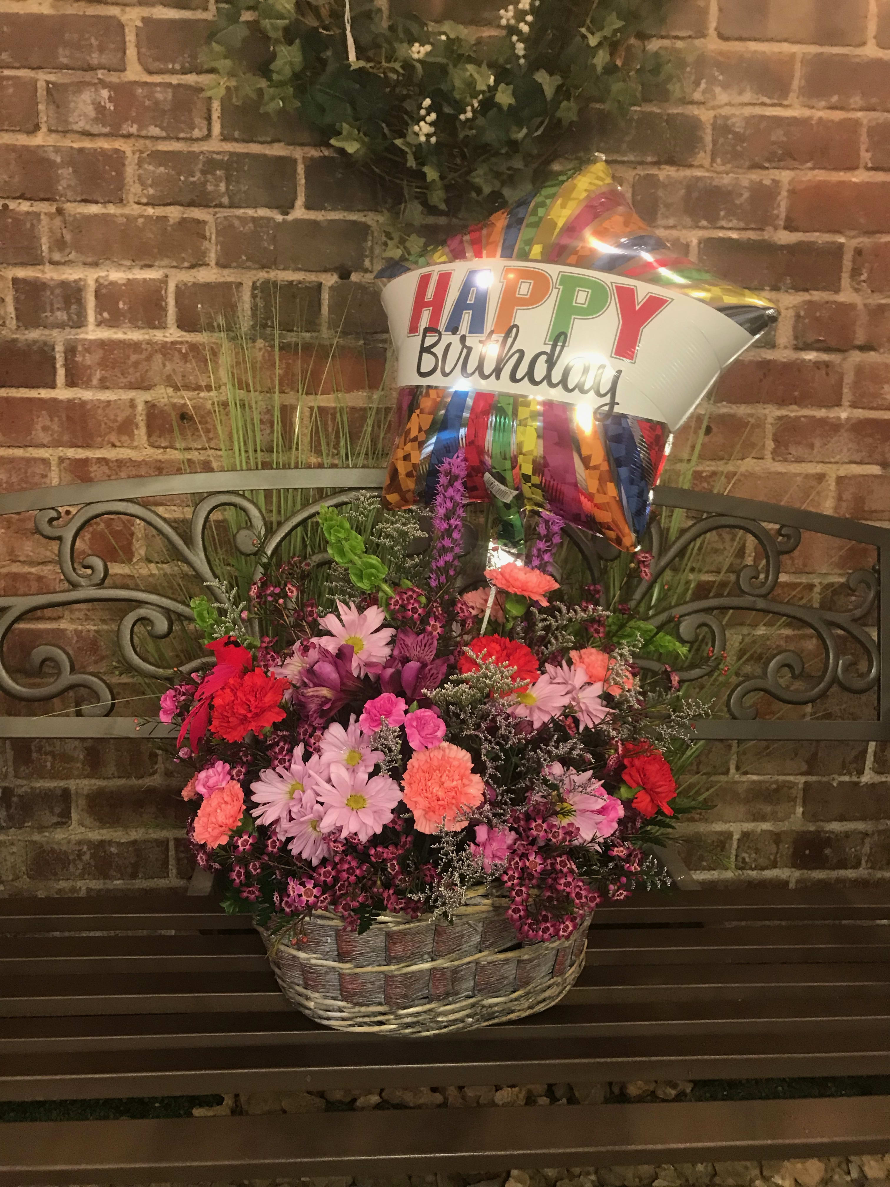 Birthday Garden Basket in Springfield, MO | Wickman's Garden Village