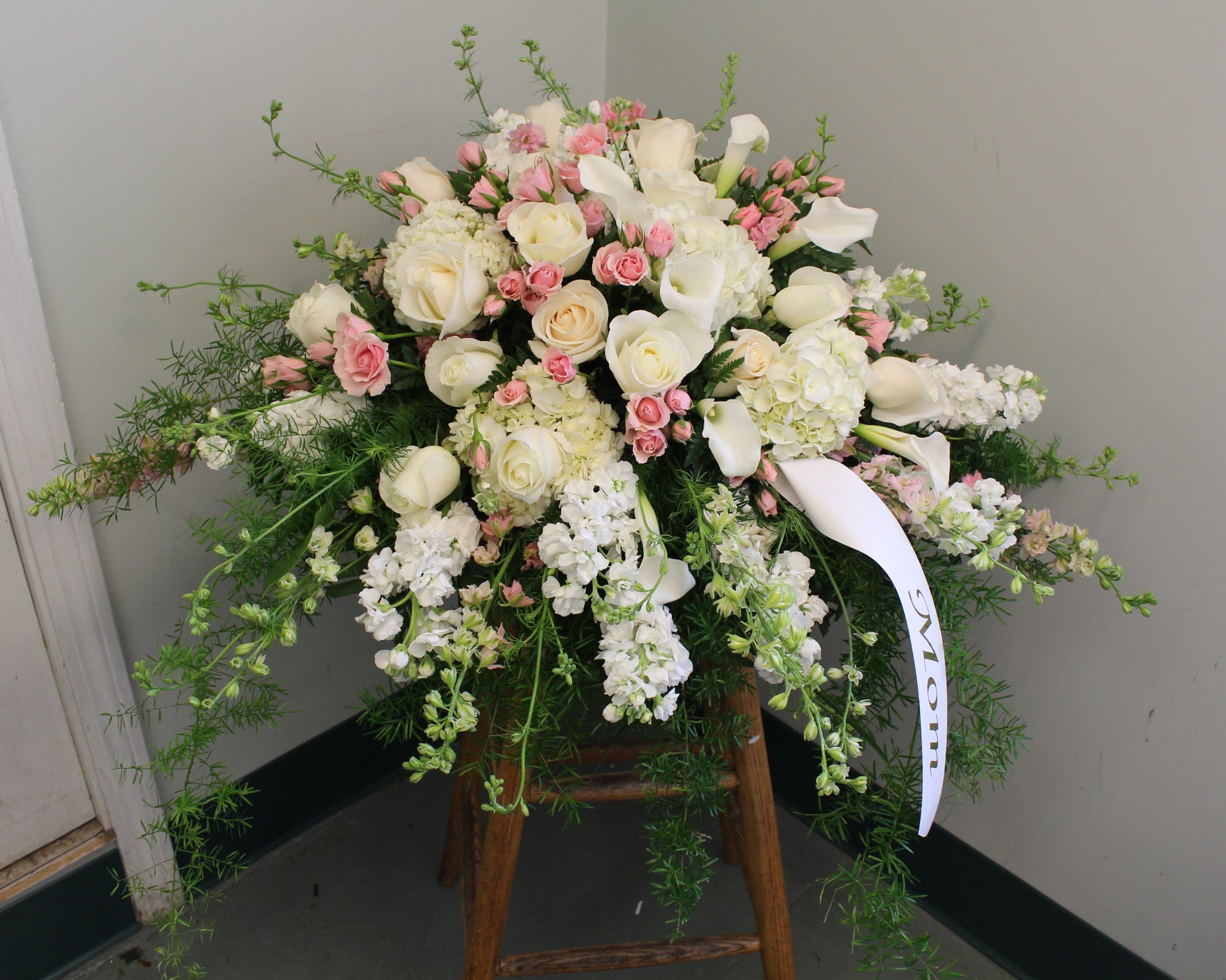 Evans Peace Eternal Casket Funeral Blanket In Peabody Ma Evans Flowers 