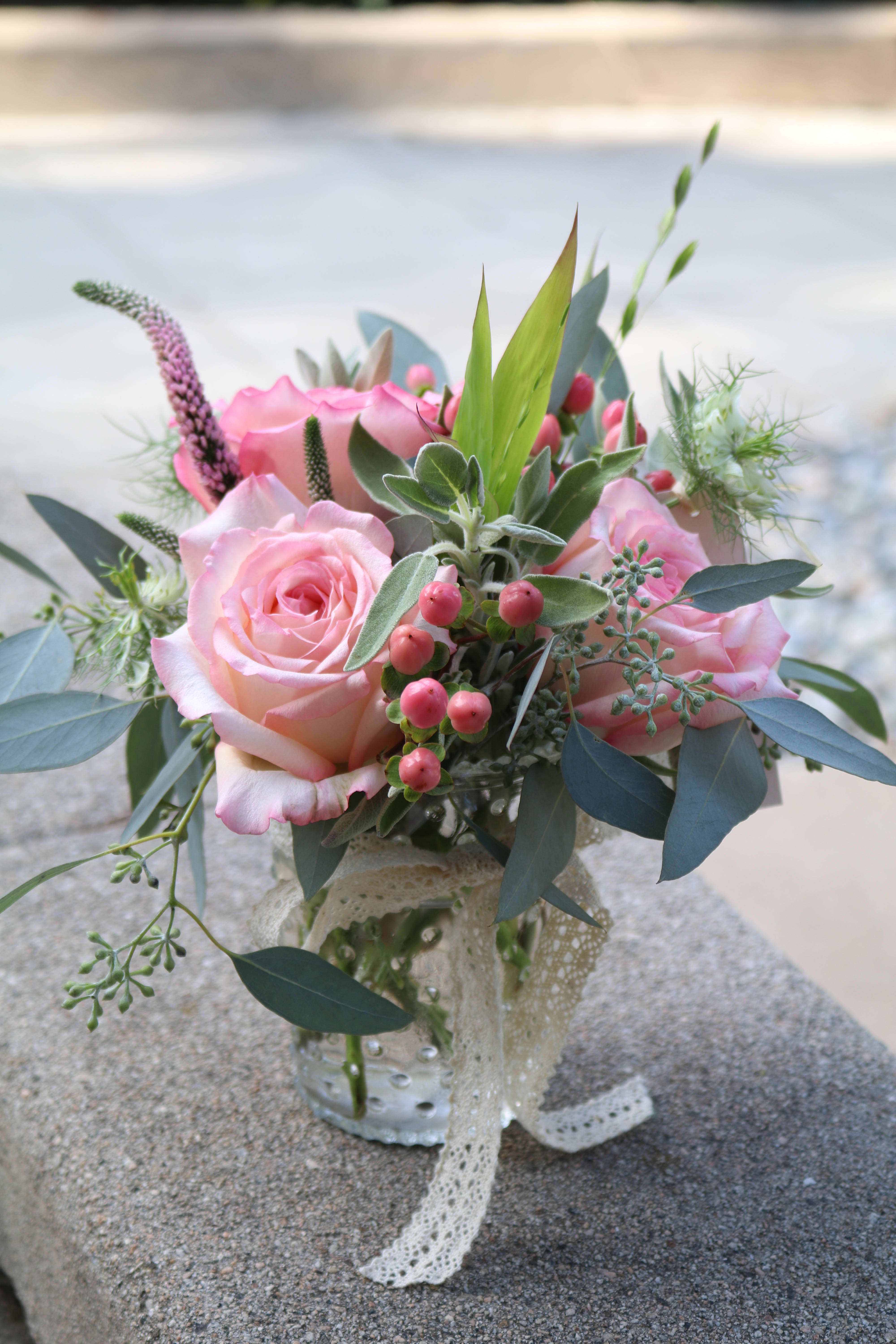 Pink Romance Pink Romance - Veronica, Roses, Sage