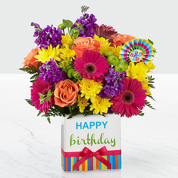 Birthday Brights Bouquet Ftd In Laredo Tx Garza S Floral Gift Shop
