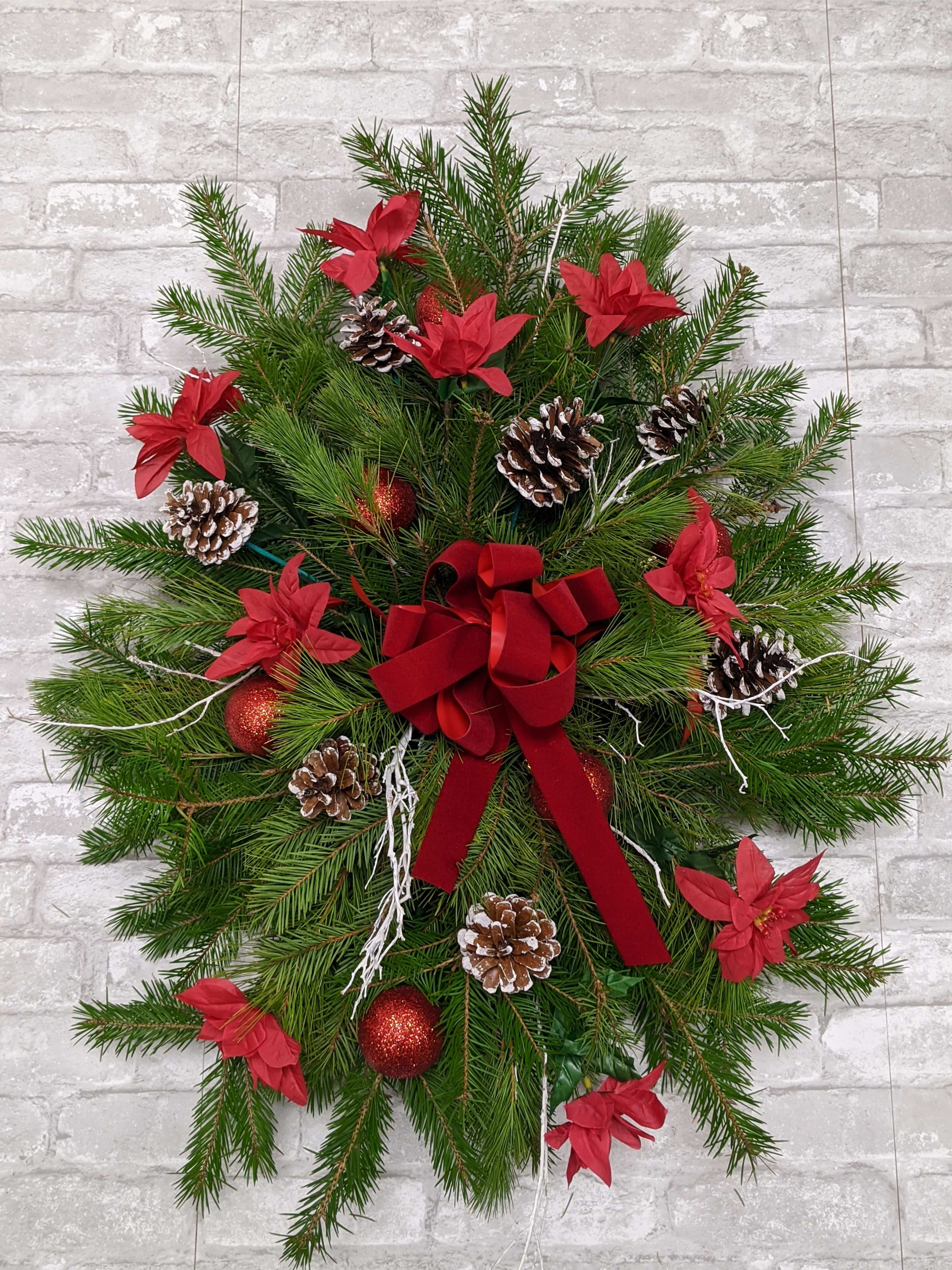 Small grave spray in Bensalem, PA Flower Girl Florist