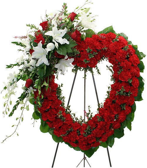 Infinite Love Funeral Wreath by San Diego Floral Design