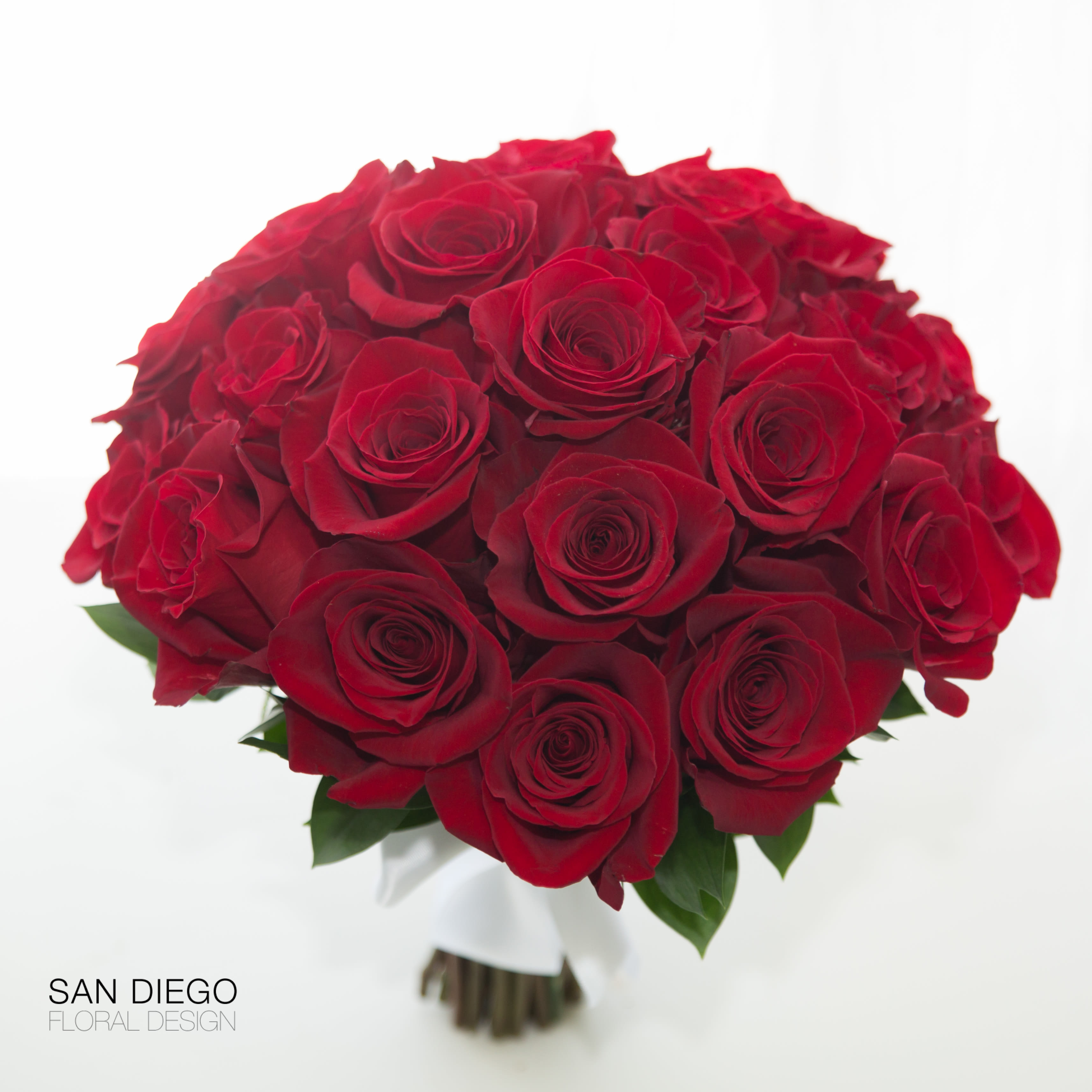 Red Rose Bridal Bouquet In San Diego Ca San Diego Floral Design