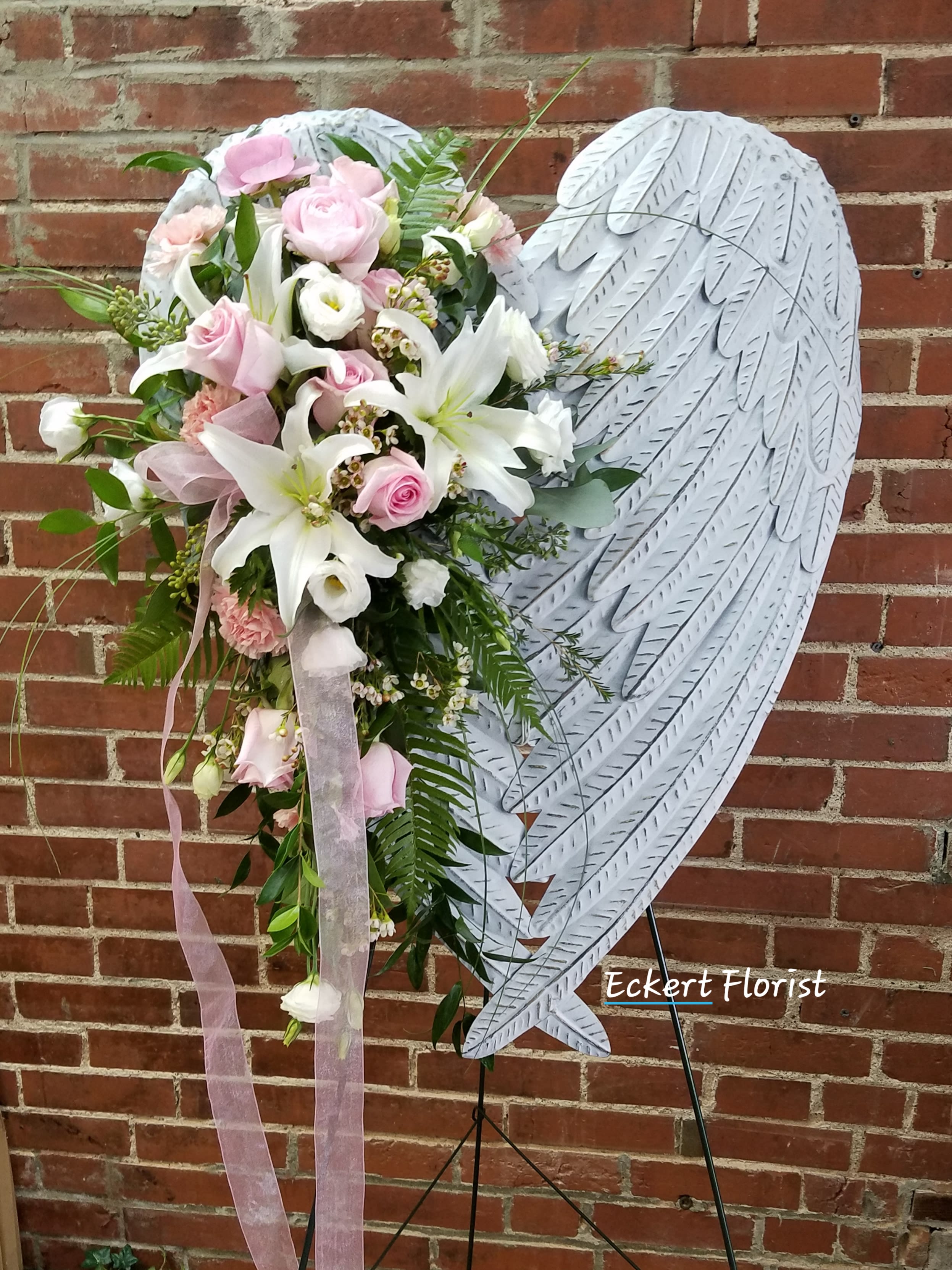 Eckert Florist’s On Angel Wings Arrangemnet in Belleville, IL | Eckert
