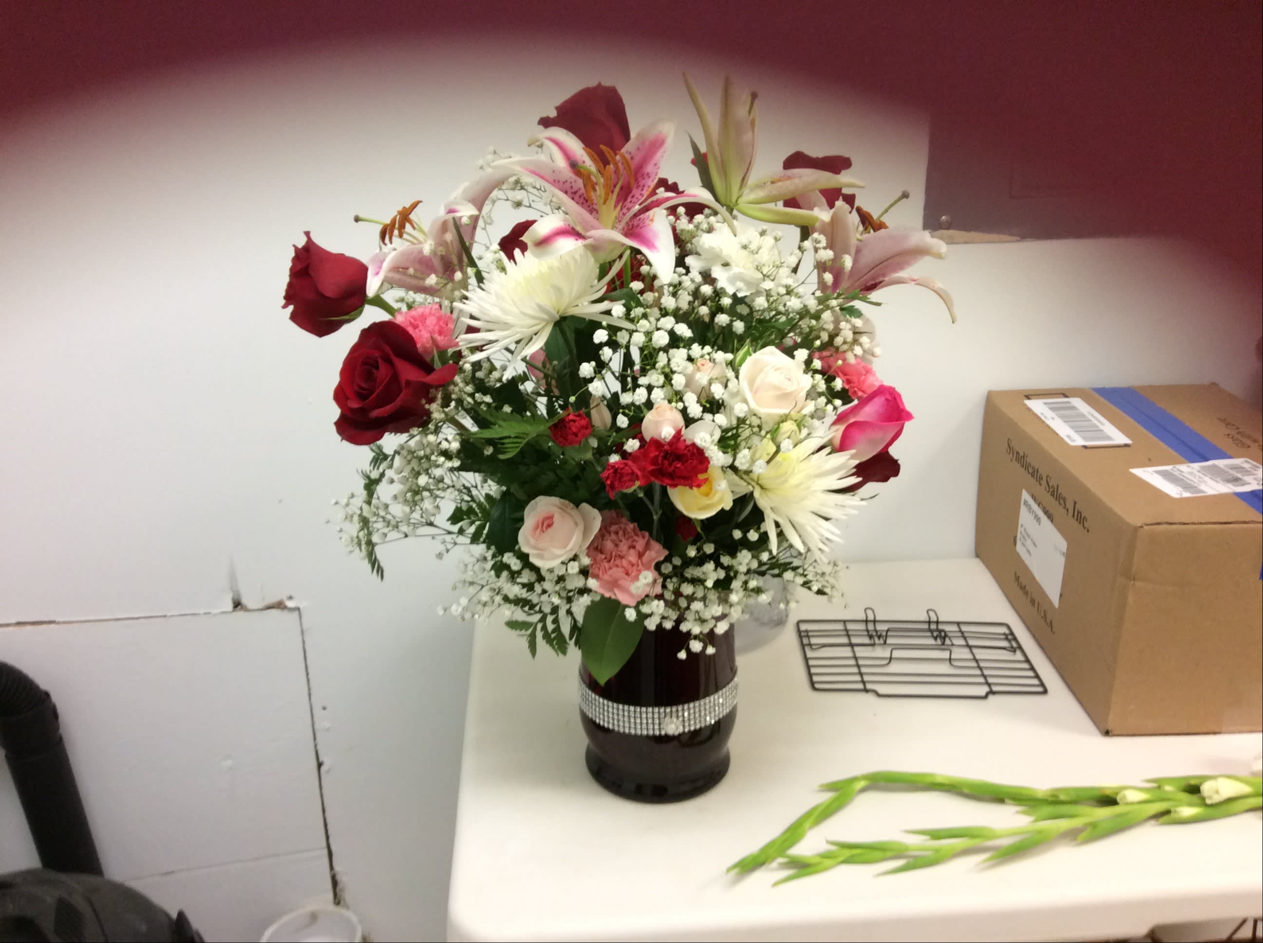 abundance of love  - roses, carnations, spider mums and much more
