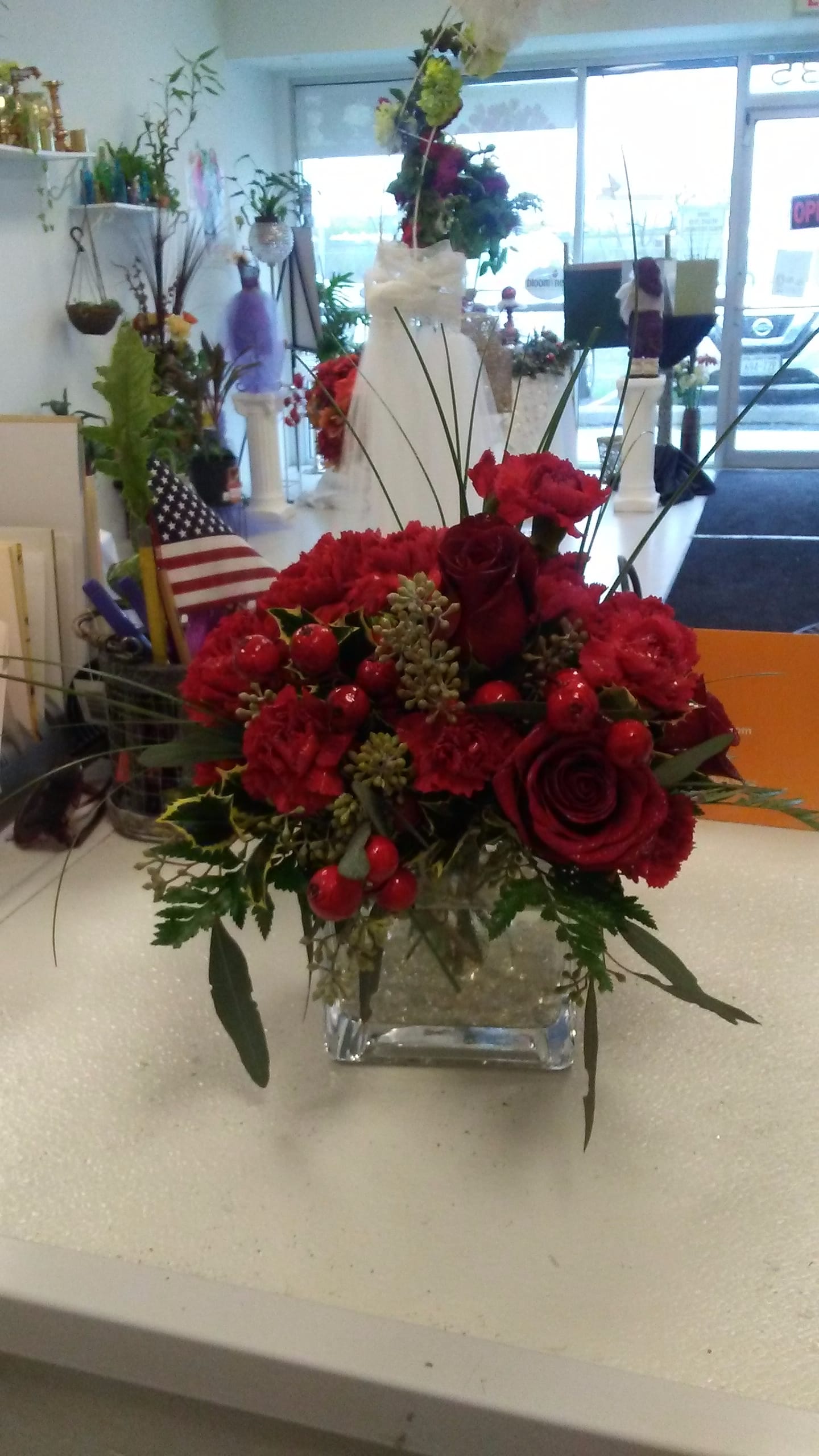 Crush on you -  roses carnations