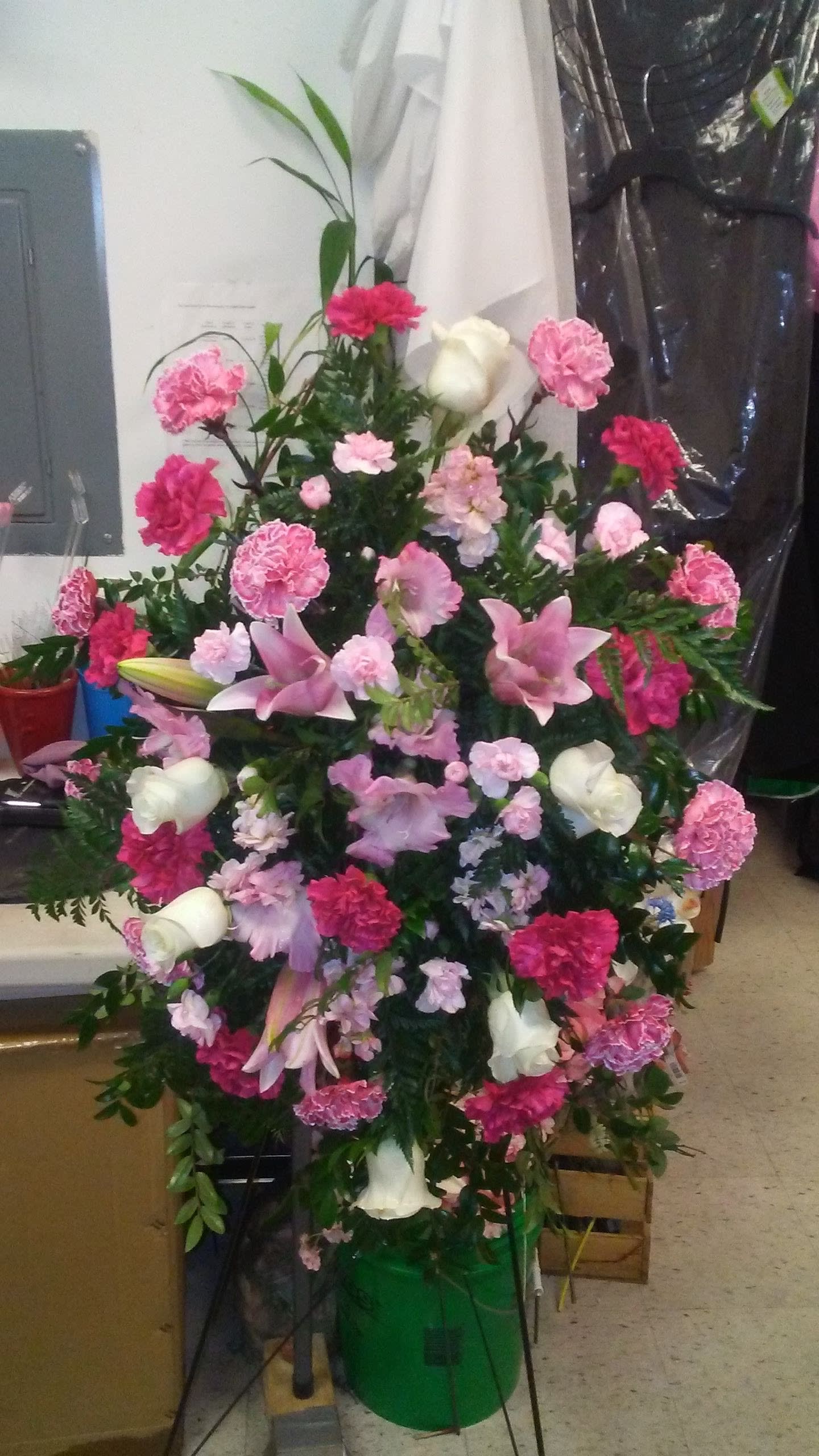 Eternity - Soft pink flowers to give tribute to the one you love and will miss dearly.