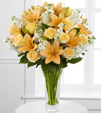 Lily & Yellow Roses Lily & Yellow Roses