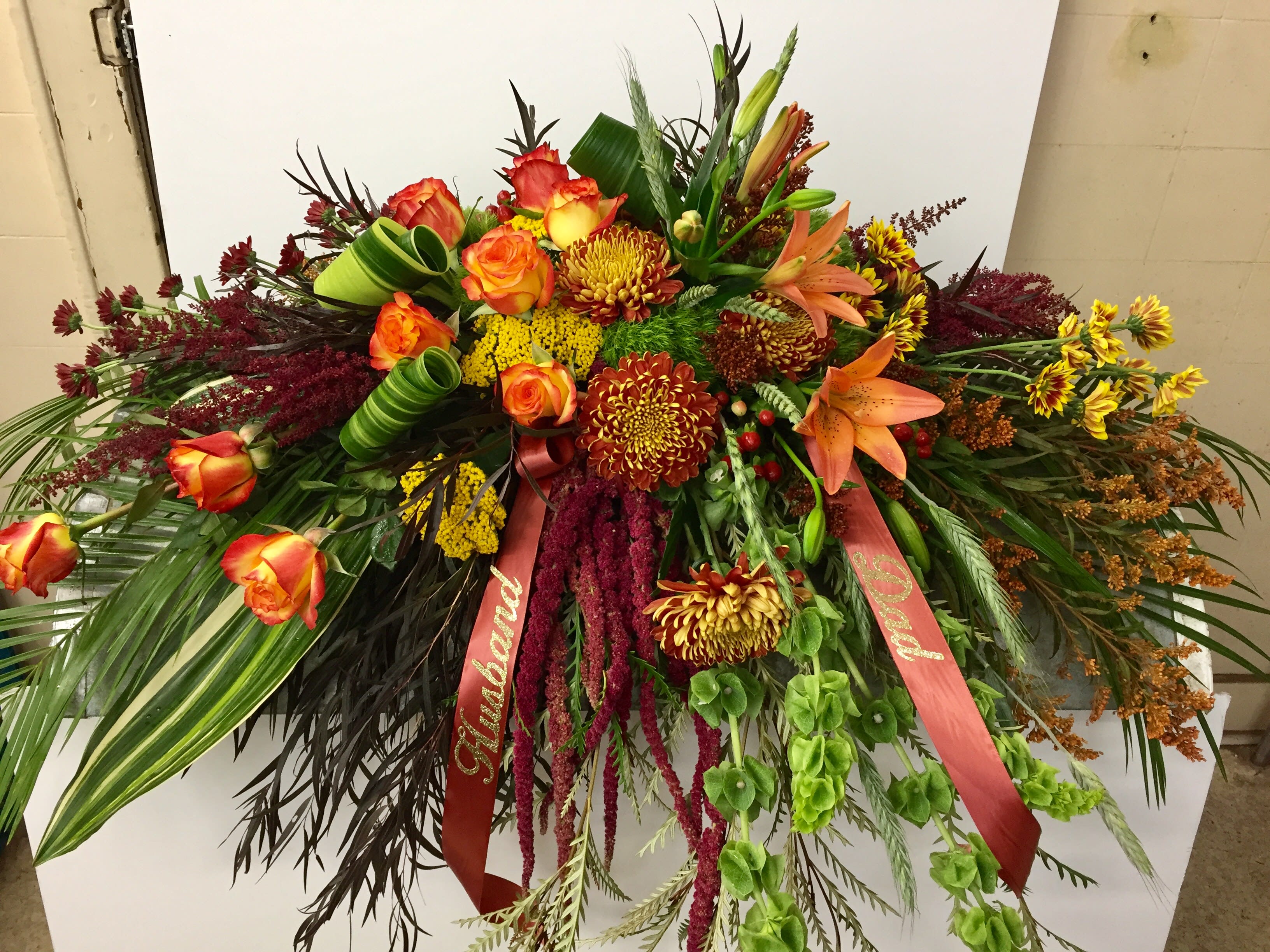 Seasonal Casket Spray in Pratt, KS The Flower Shoppe
