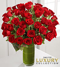 36 kisses with love, roses in Huntington, NY | Funky Flower Shop