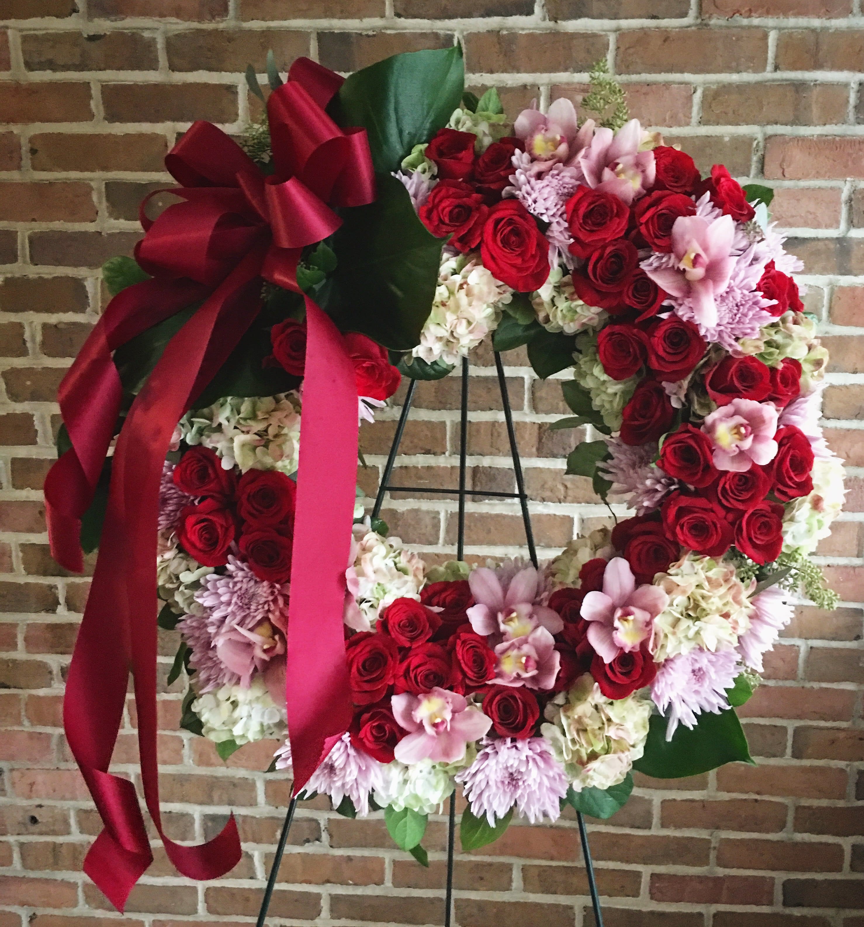 In loving memory sympothy wreath in Scarsdale, NY Colonial Village