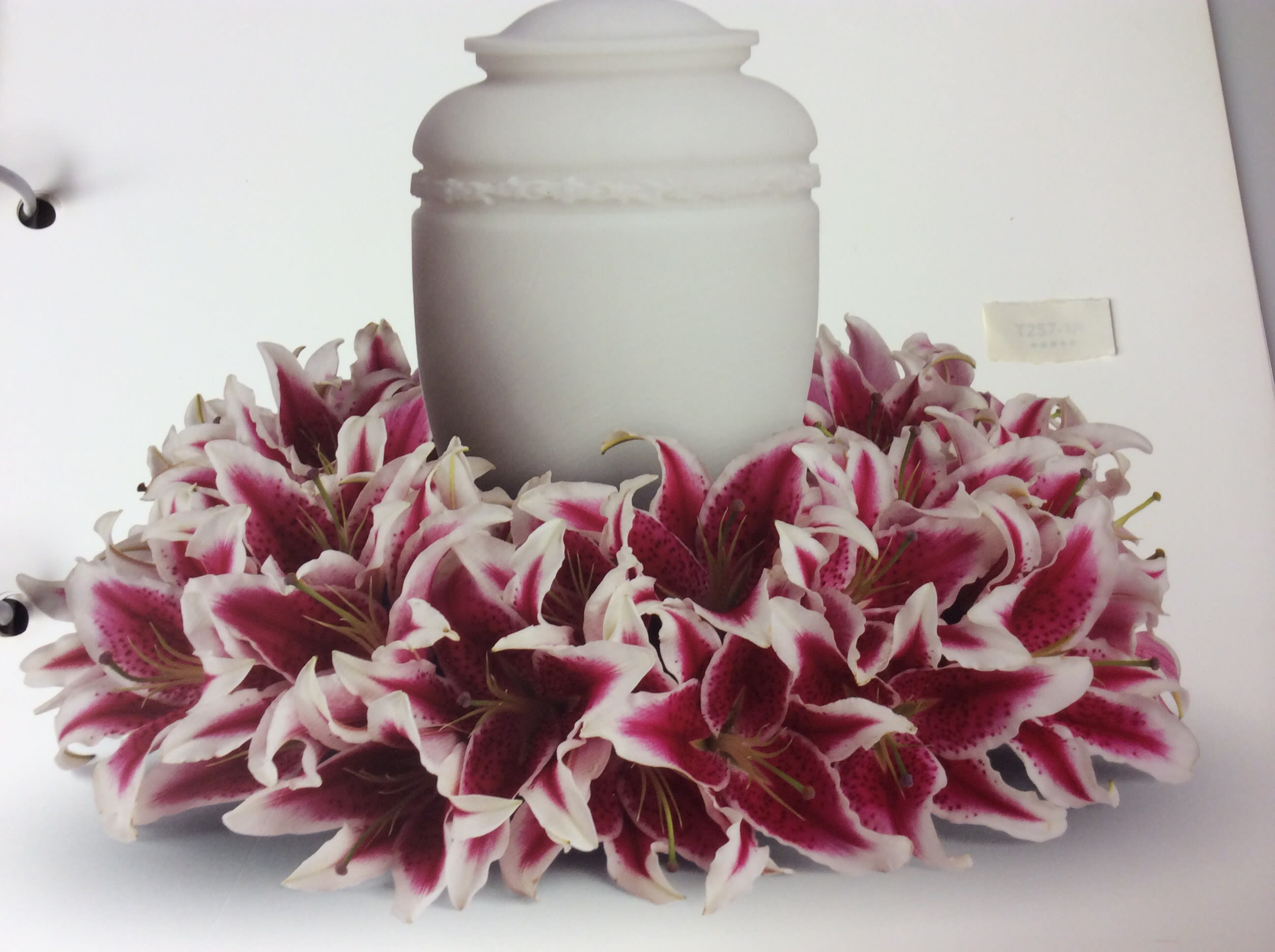 Wreath for a cremation in Bristol, PA Bristol Florists