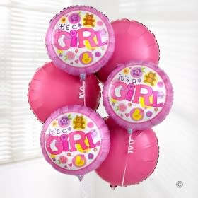 Baby Girl Mylar Balloons Baby Girl Mylar Balloons - Baby Girl Mylar Balloons
