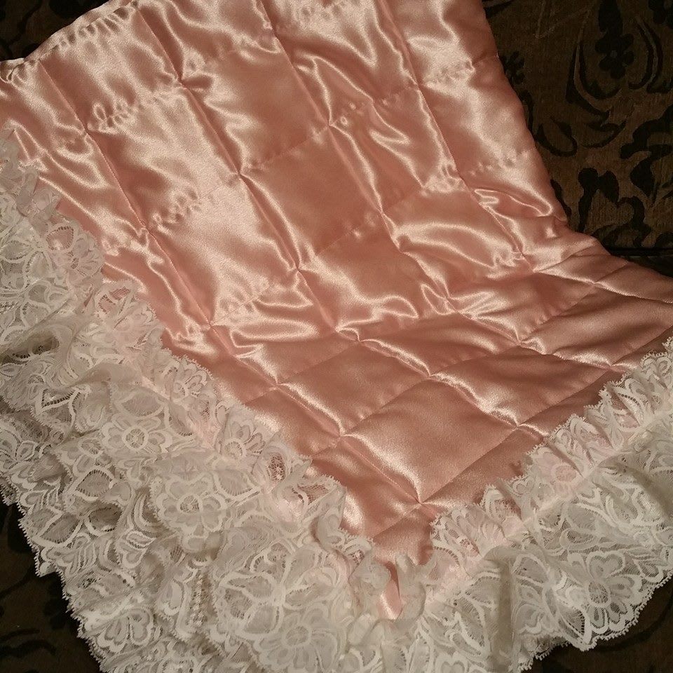 Satin hotsell baby blanket