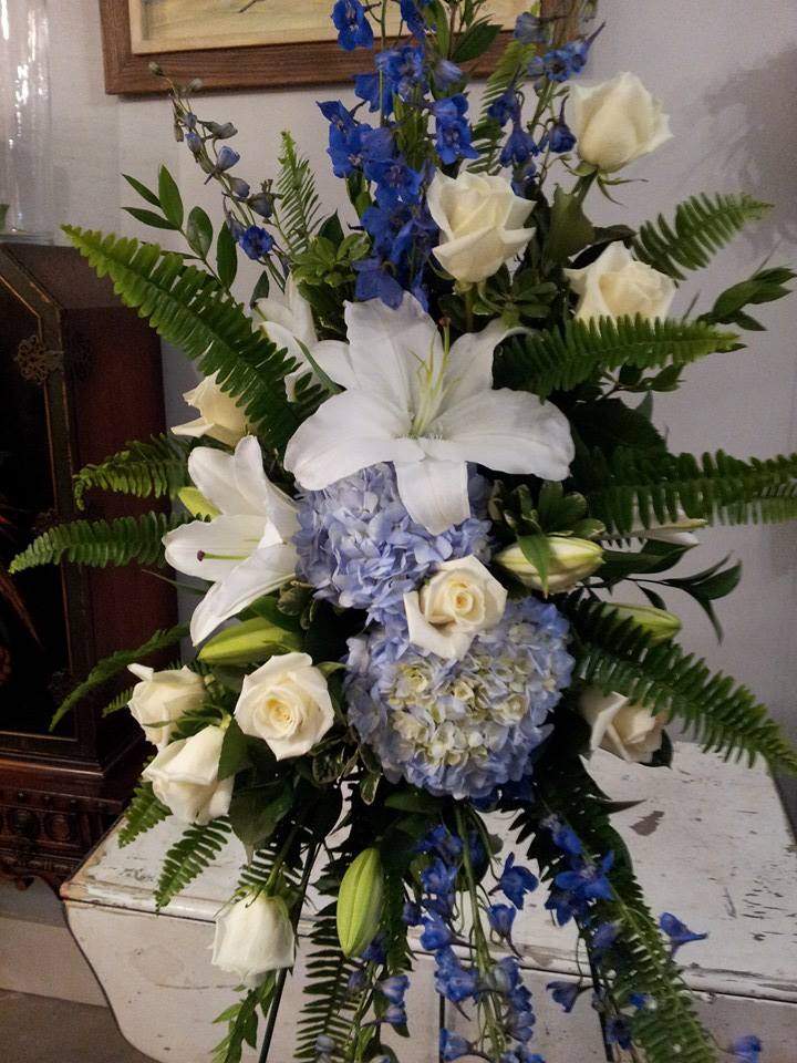 Beautiful Blues In Wells Me Flowers By Christine Explore our funeral arrangement options today. beautiful blues in wells me flowers by christine