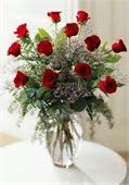 One Dozen Roses - One dozen roses arranged with fillers. Available in pink, red, white, yellow, lavender and mixed while supplies last.