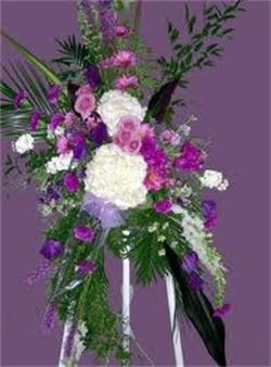 EXOTIC, CONTEMPORARY STANDING  SPRAY - EXOTIC, CONTEMPORARY STANDING  SPRAY